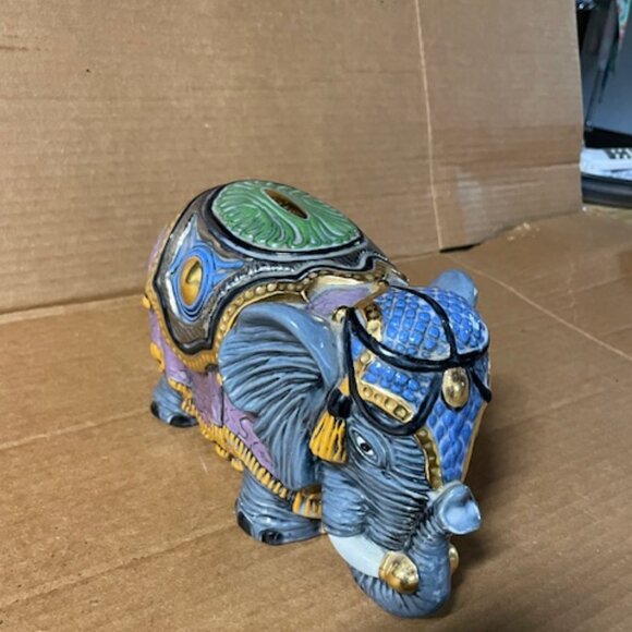 Ceramic Colorful Elephant from 1970 - Picture 5 of 8